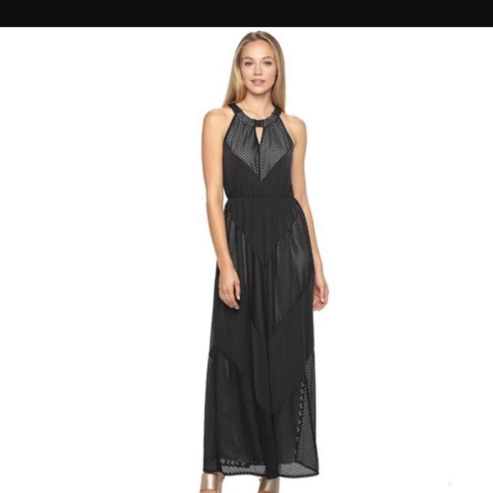 Apt. 9 Black Halter Maxi Gown for Weddings